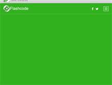 Tablet Screenshot of flashcode.fr