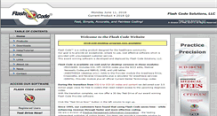Desktop Screenshot of flashcode.com